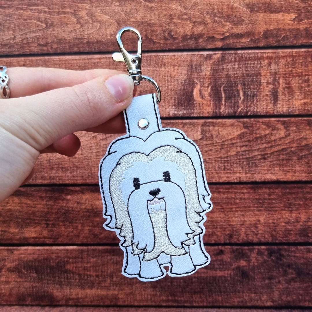 Shih Tzu | Embroidered Keychain