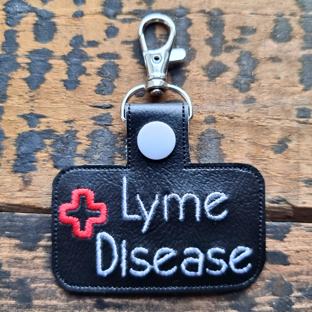 Lyme Disease | Medical Alert Embroidered Keychain