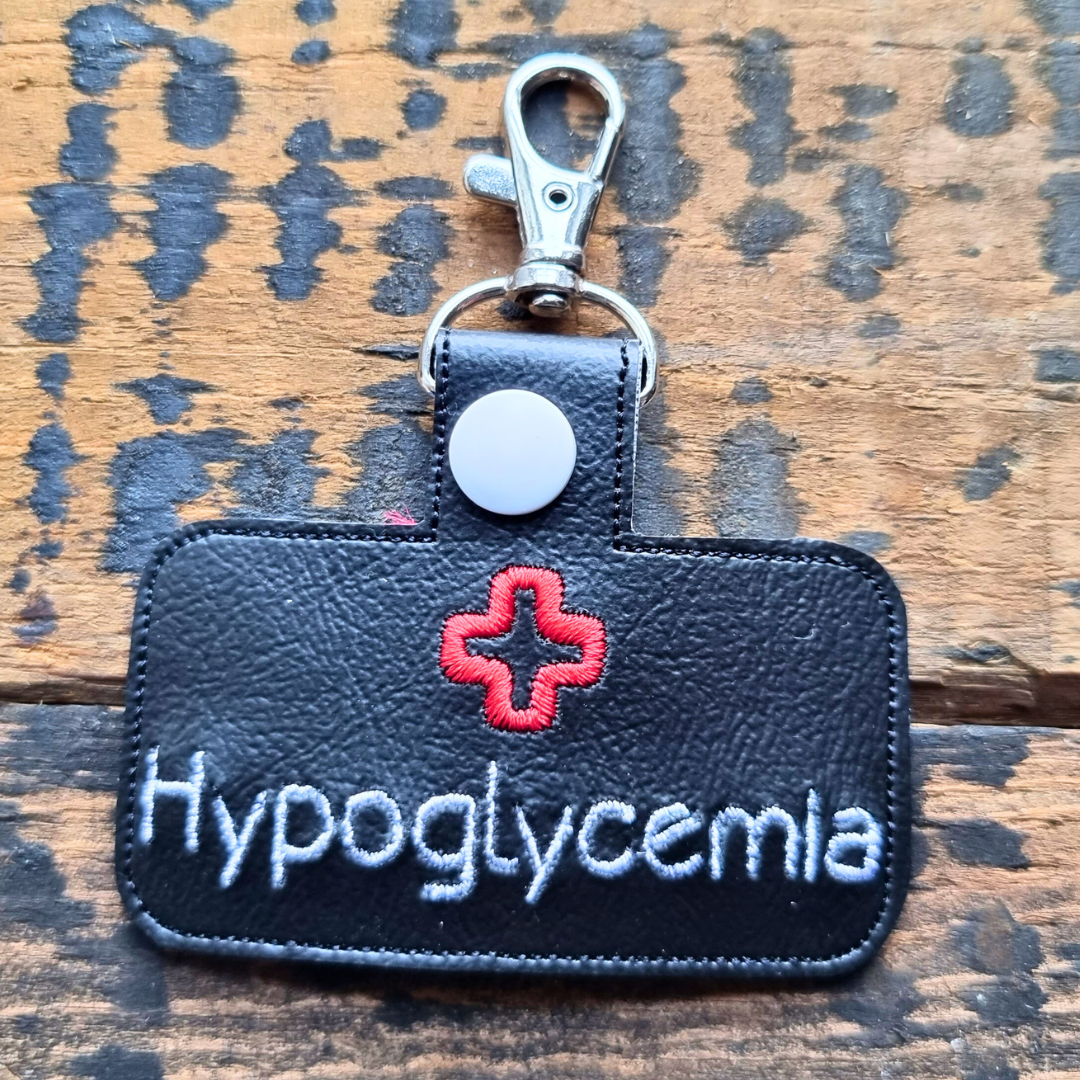 Hypoglycemia | Medical Alert Embroidered Keychain