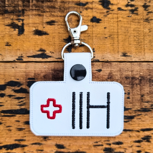 IIH | Medical Alert Embroidered Keychain