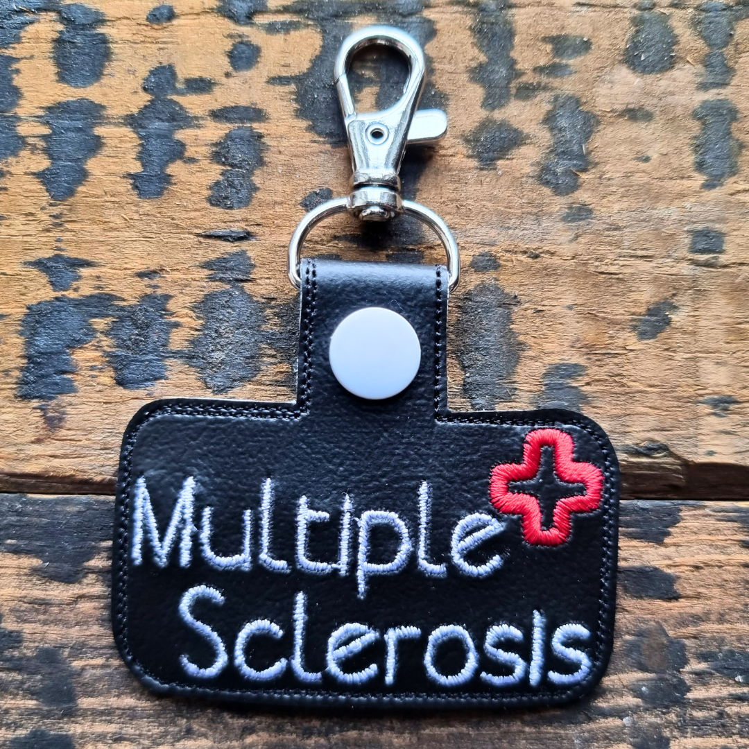 Multiple Sclerosis | Medical Alert Embroidered Keychain