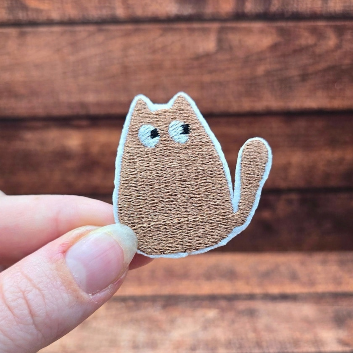 Suspicious Cat | Mini Iron on Patch