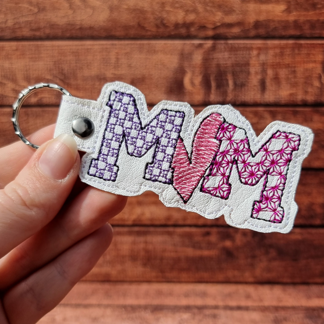 Mum | Embroidered Keychain