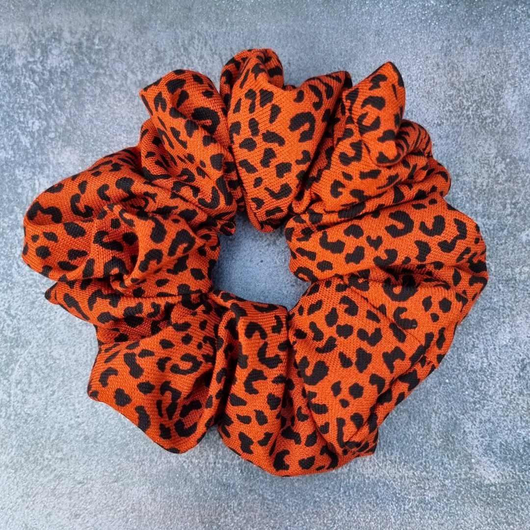 Rustic Animal Crepe Scrunchie | Hair Tie