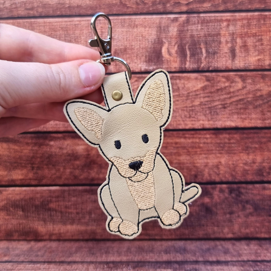 Chihuahua | Embroidered Keychain