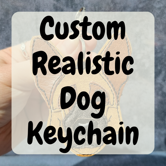 Custom Realistic Dog Keychain