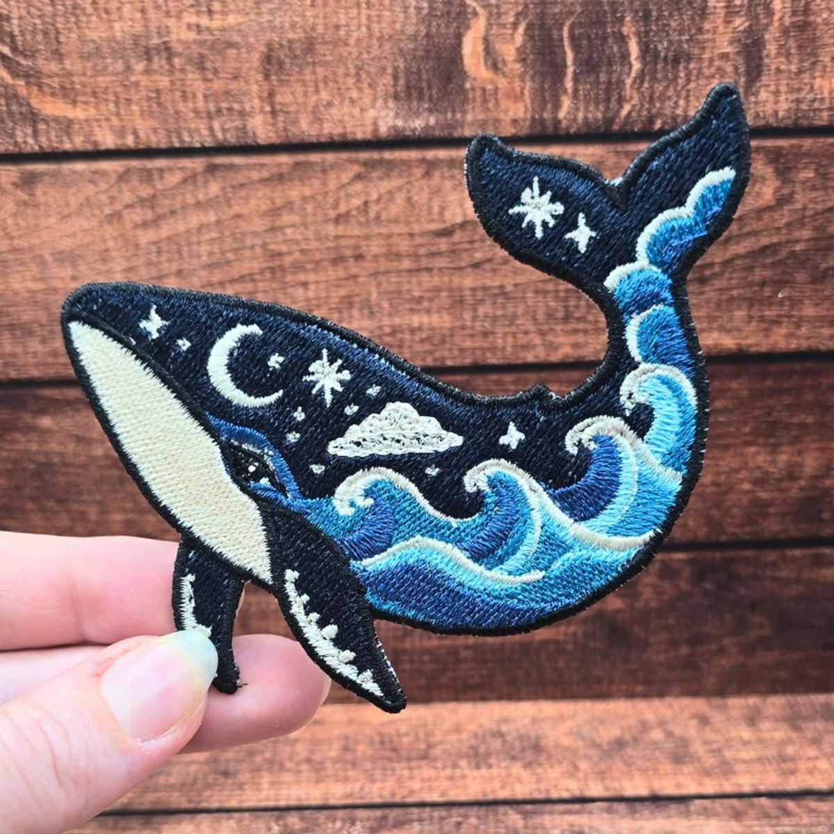 Oceanic Whale | Iron on Patch