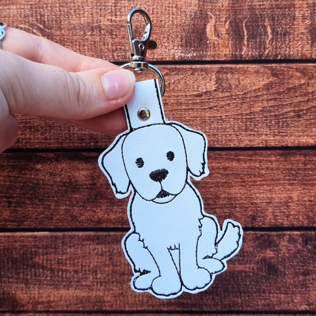 Retriever | Embroidered Keychain