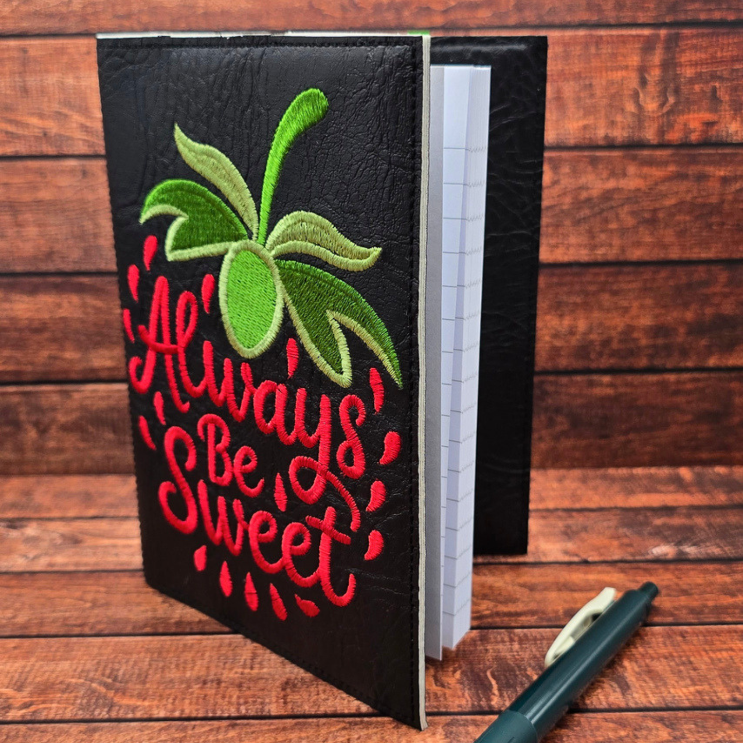 Always Be Sweet | A6 Embroidered Notebook