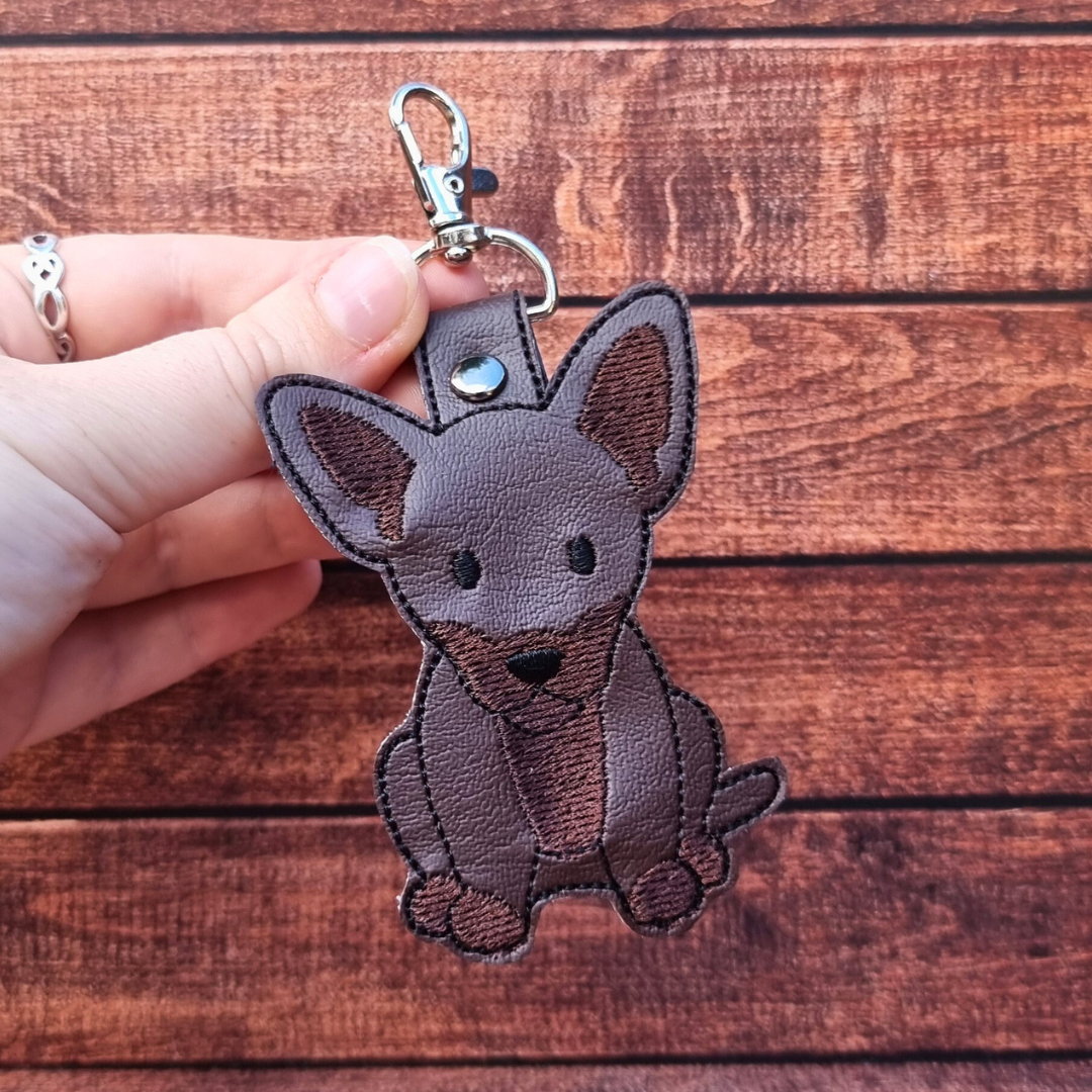 Chihuahua | Embroidered Keychain