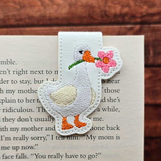 Flower Goose | Magnetic Bookmark