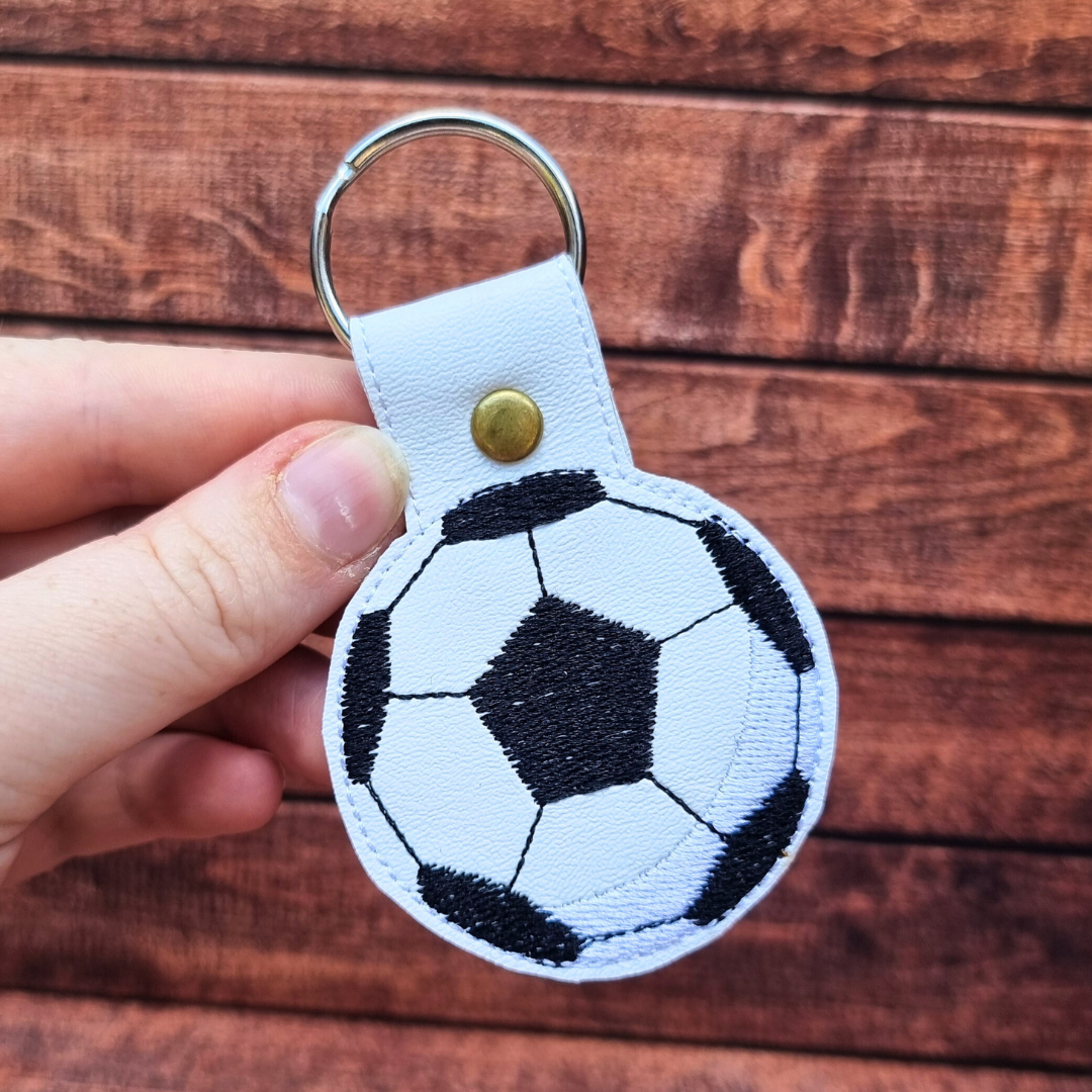 Football | Embroidered Keychain