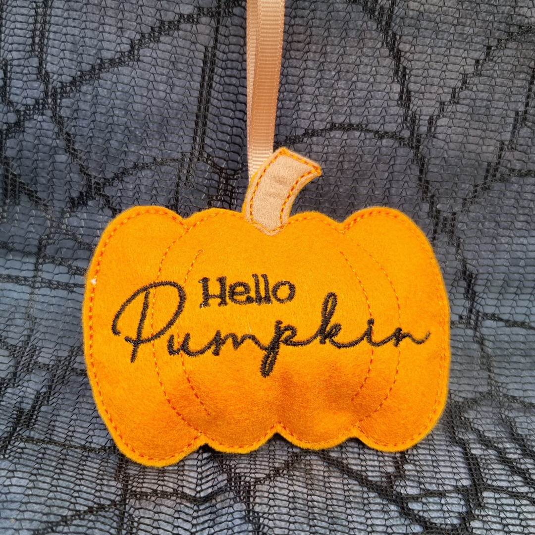 Hello Pumpkin | Cute Felt Pumpkin Decoration