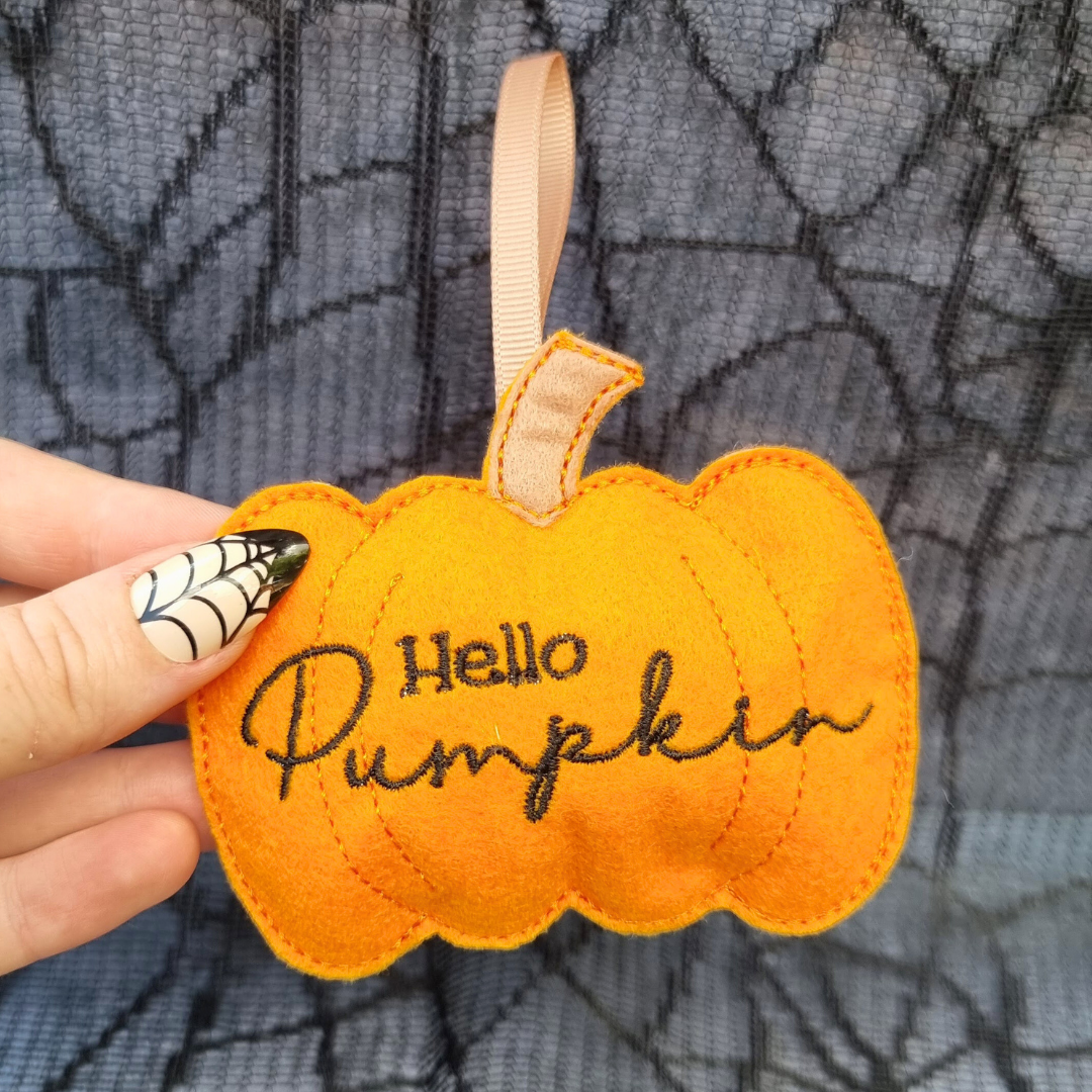 Hello Pumpkin | Cute Felt Pumpkin Decoration