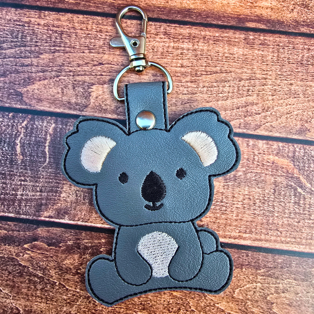 Koala | Embroidered Keychain