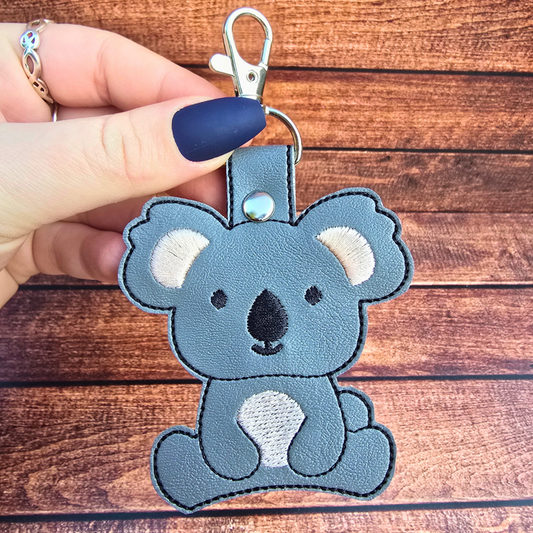 Koala | Embroidered Keychain