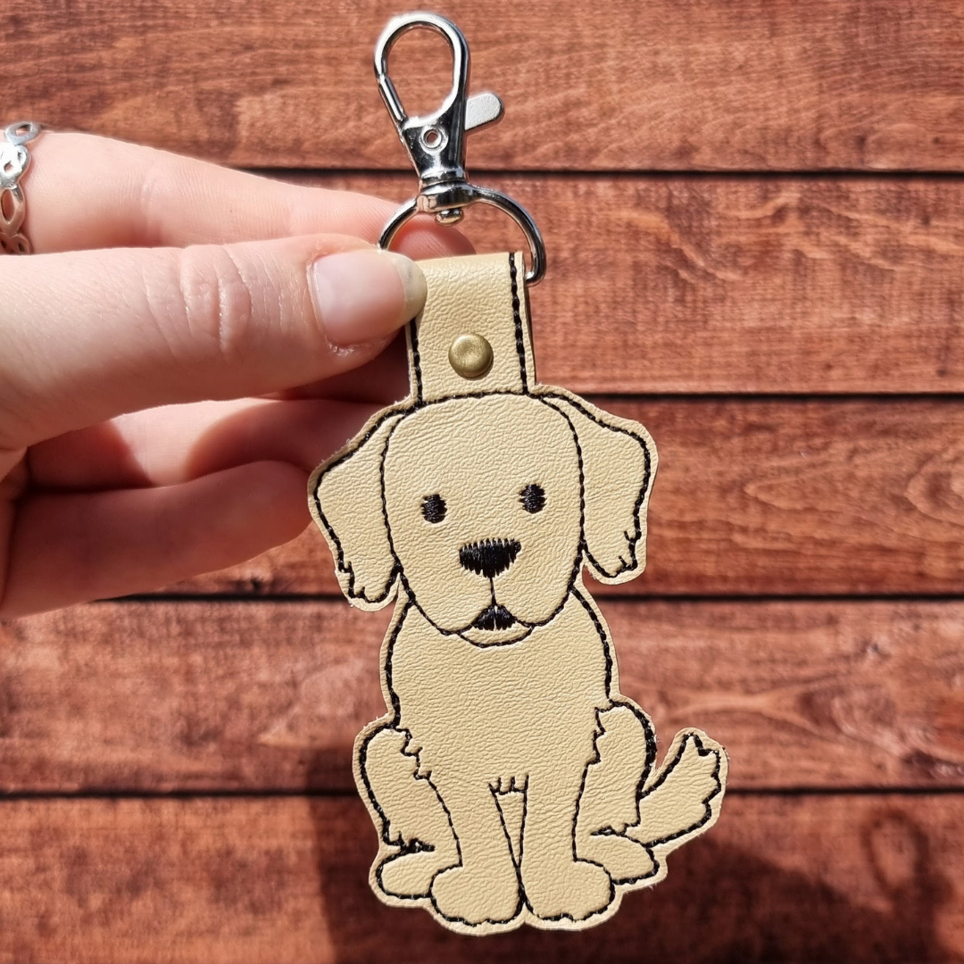 Labrador | Embroidered Keychain