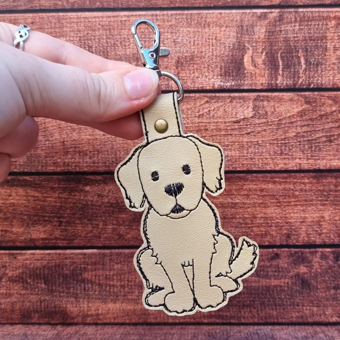 Retriever | Embroidered Keychain