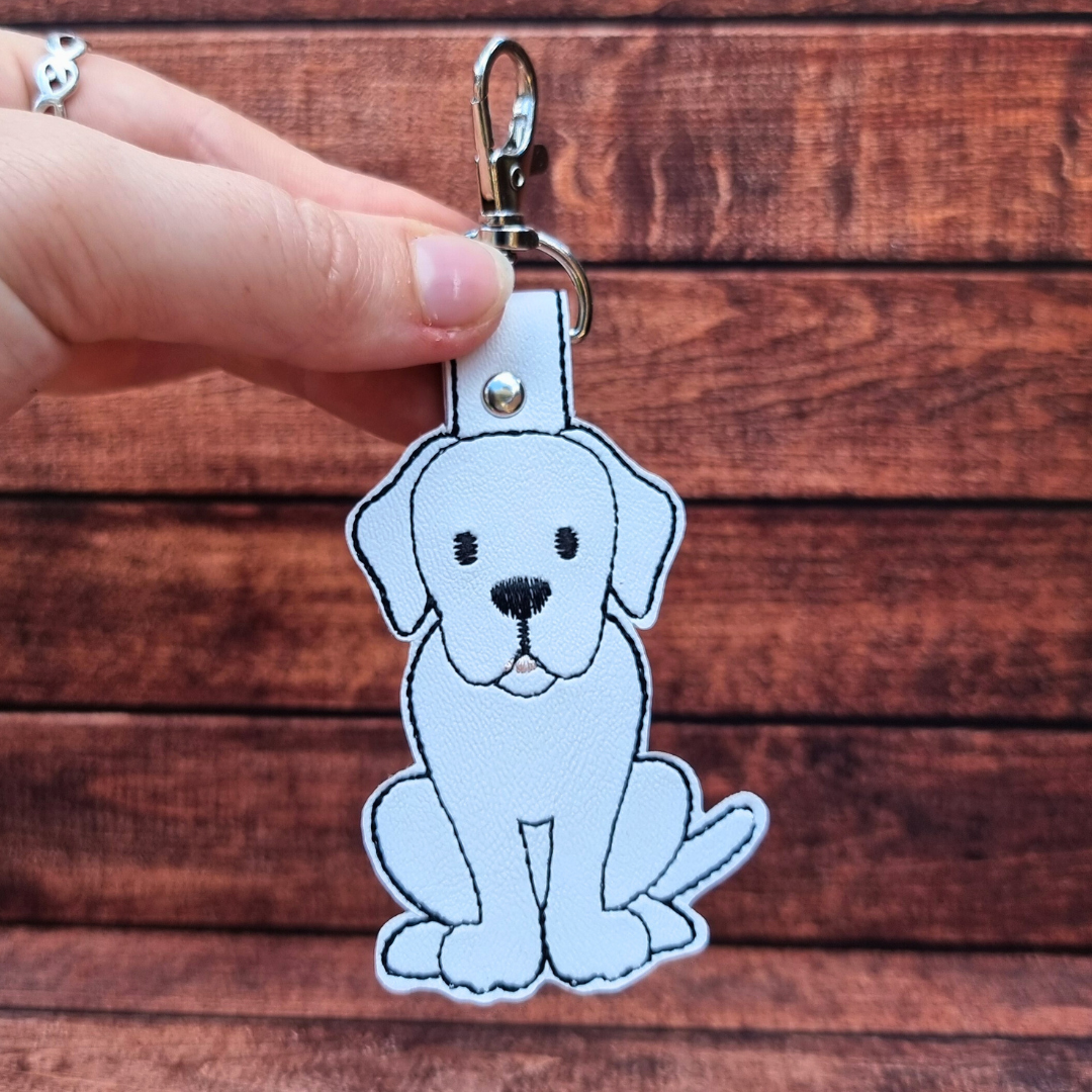 Labrador | Embroidered Keychain