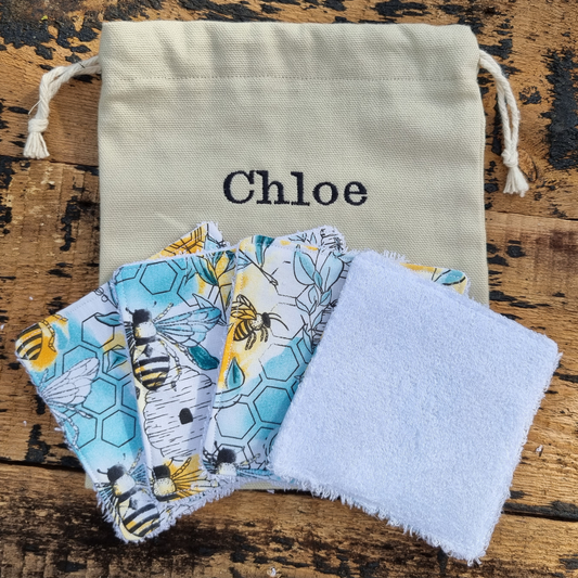 Bee And Beehives Reusable Bamboo Wipes