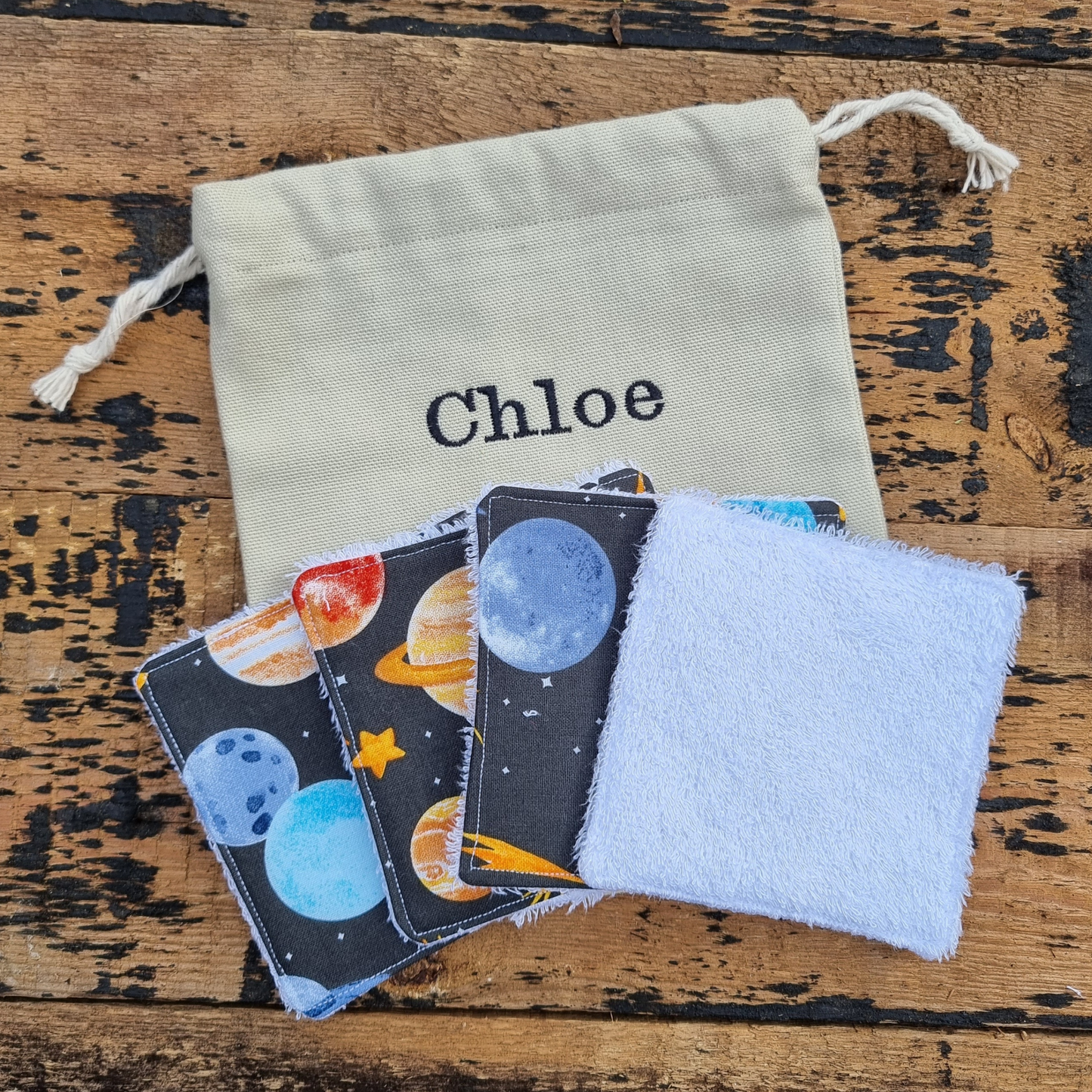 Out Of Space Reusable Bamboo Wipes