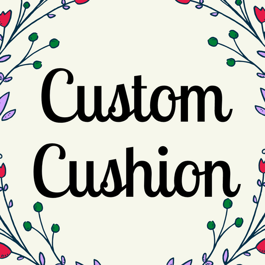 Custom Embroidered Cushion