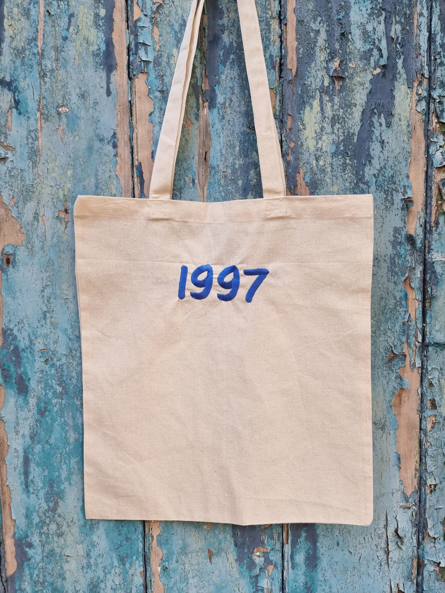 Birth Year Embroidered Tote Bag