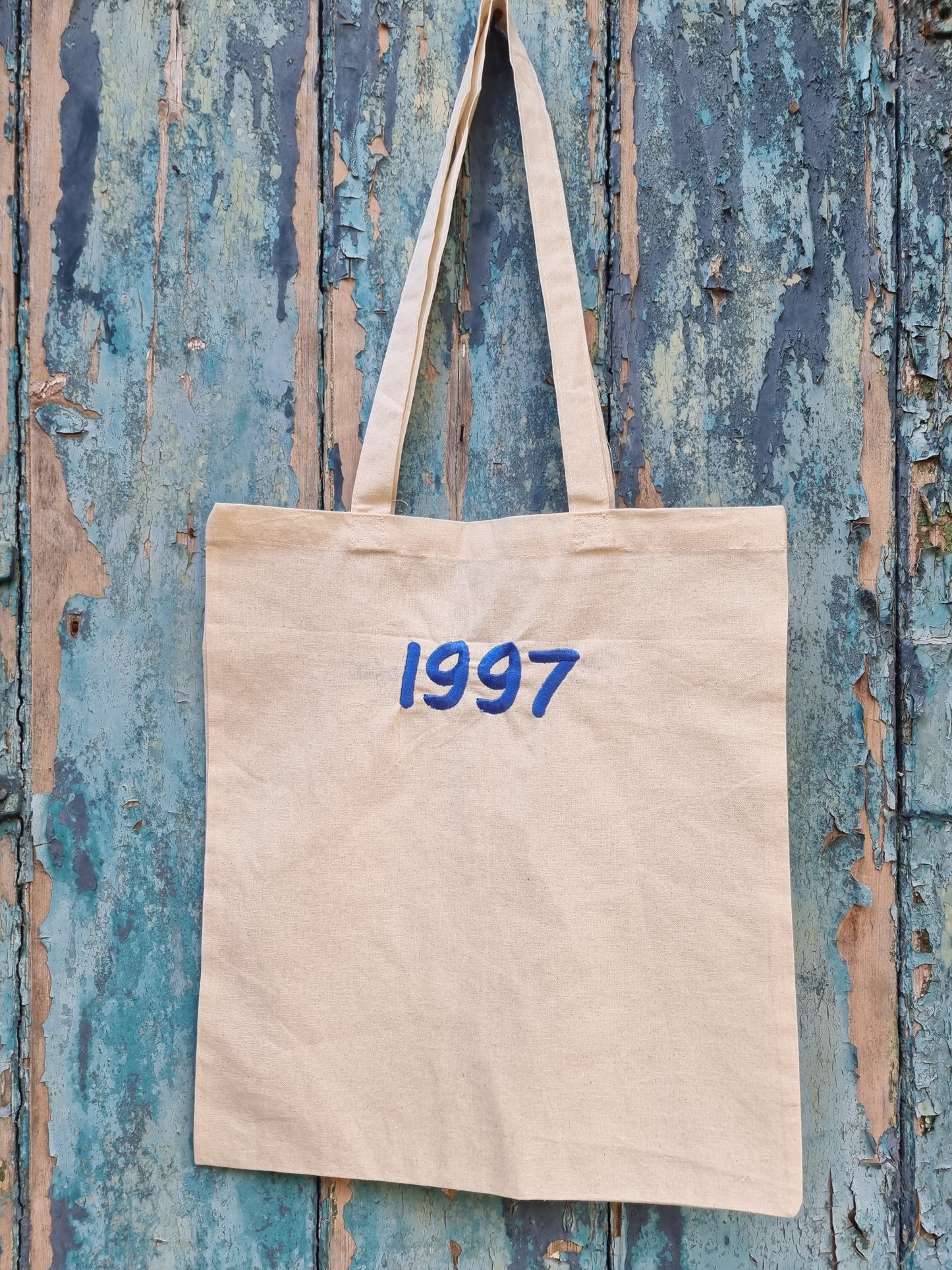 Birth Year Embroidered Tote Bag