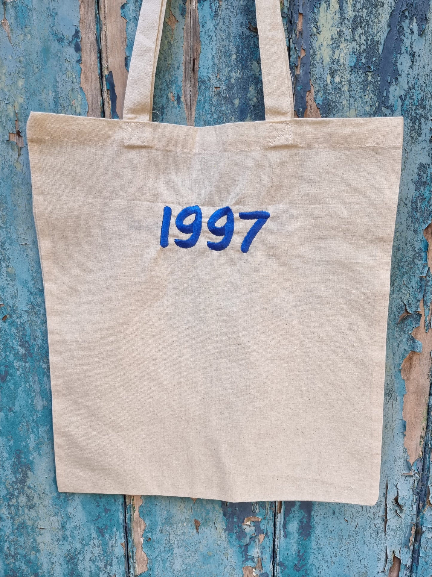 Birth Year Embroidered Tote Bag