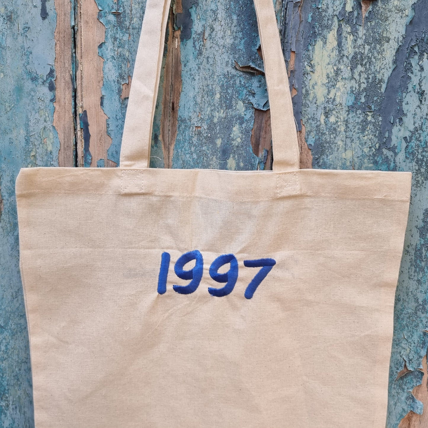 Birth Year Embroidered Tote Bag