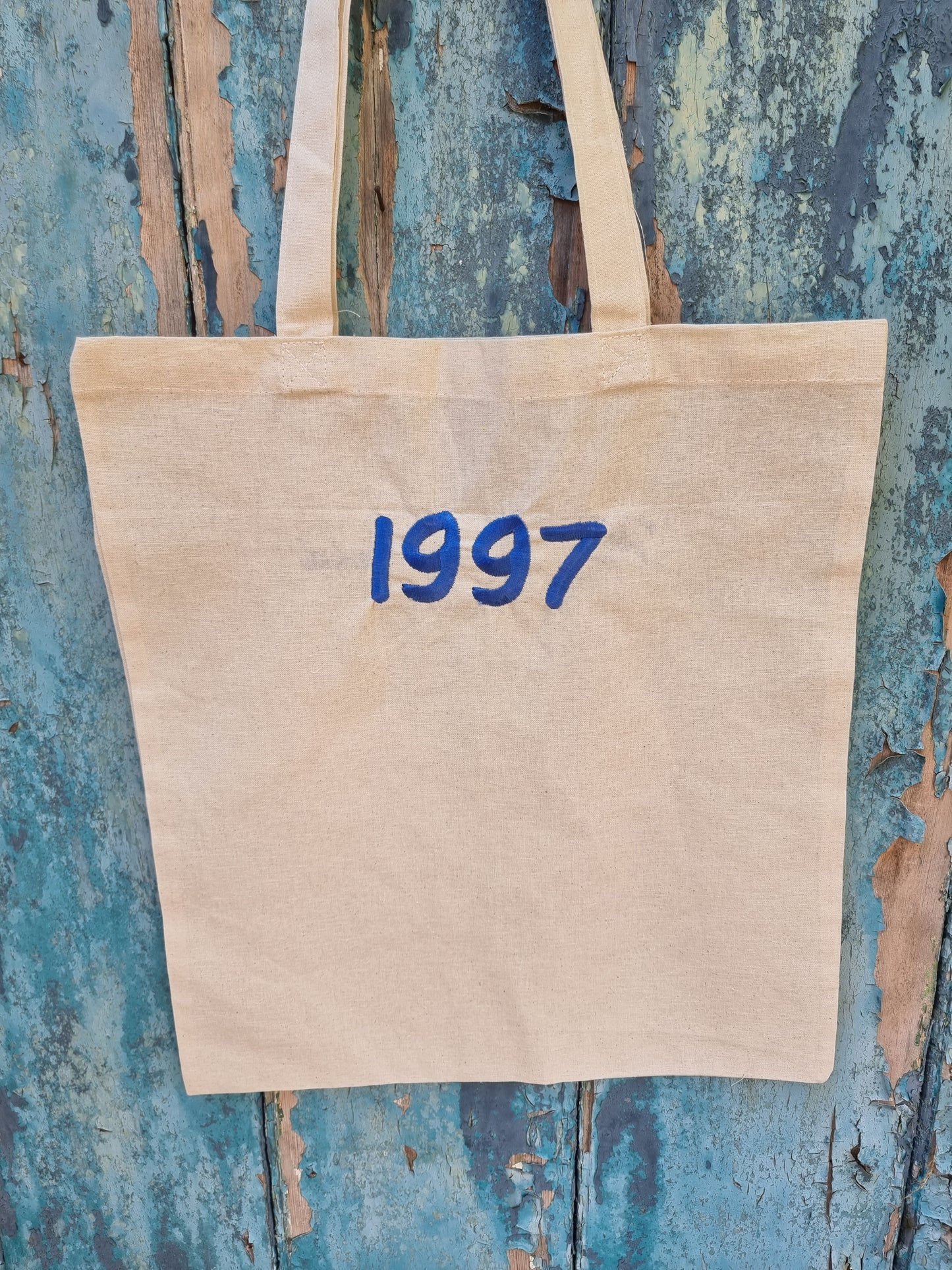 Birth Year Embroidered Tote Bag