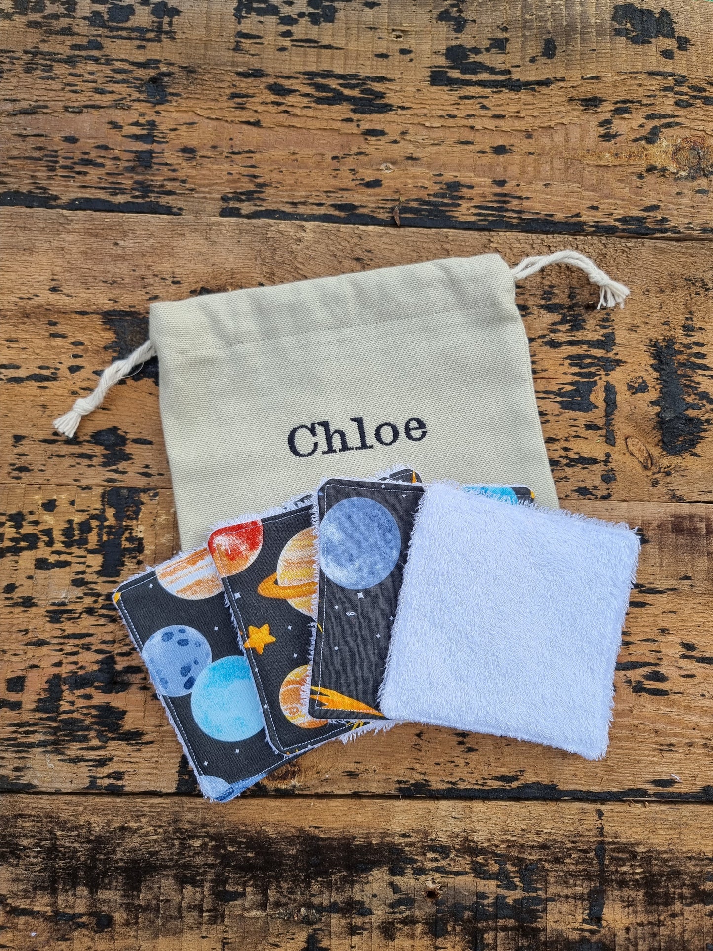 Out Of Space Reusable Bamboo Wipes