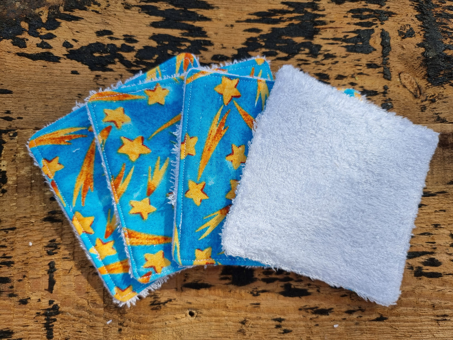 Shooting Stars Reusable Bamboo Wipes