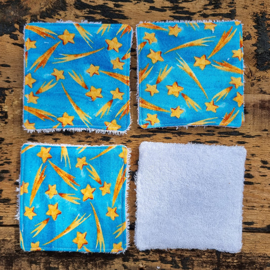 Shooting Stars Reusable Bamboo Wipes