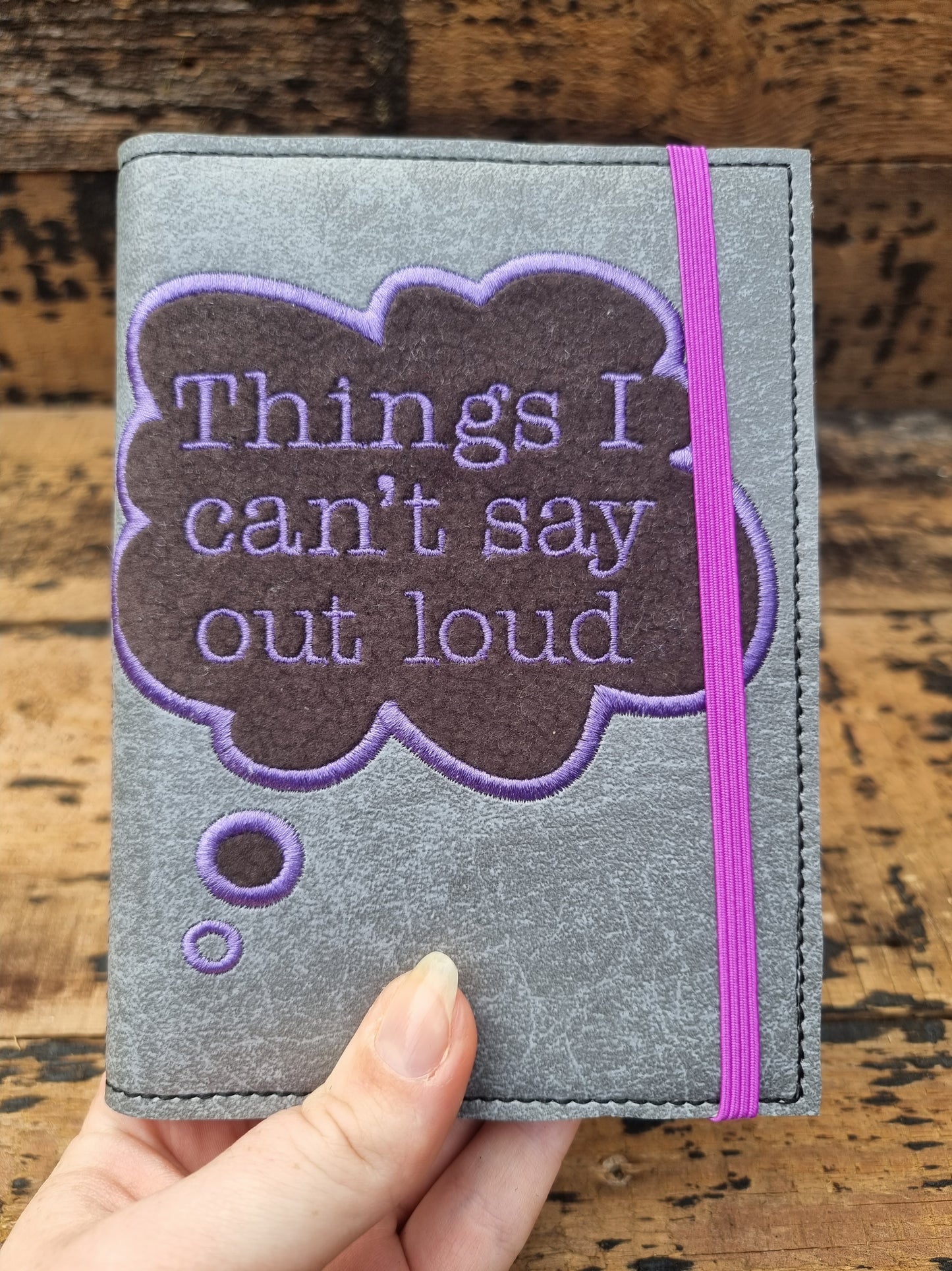 Things I Can't Say  A6 Embroidered Notebooks