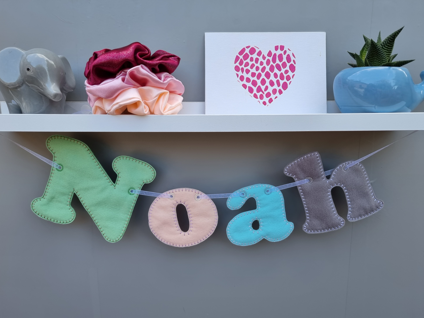 Custom Felt Name Garland