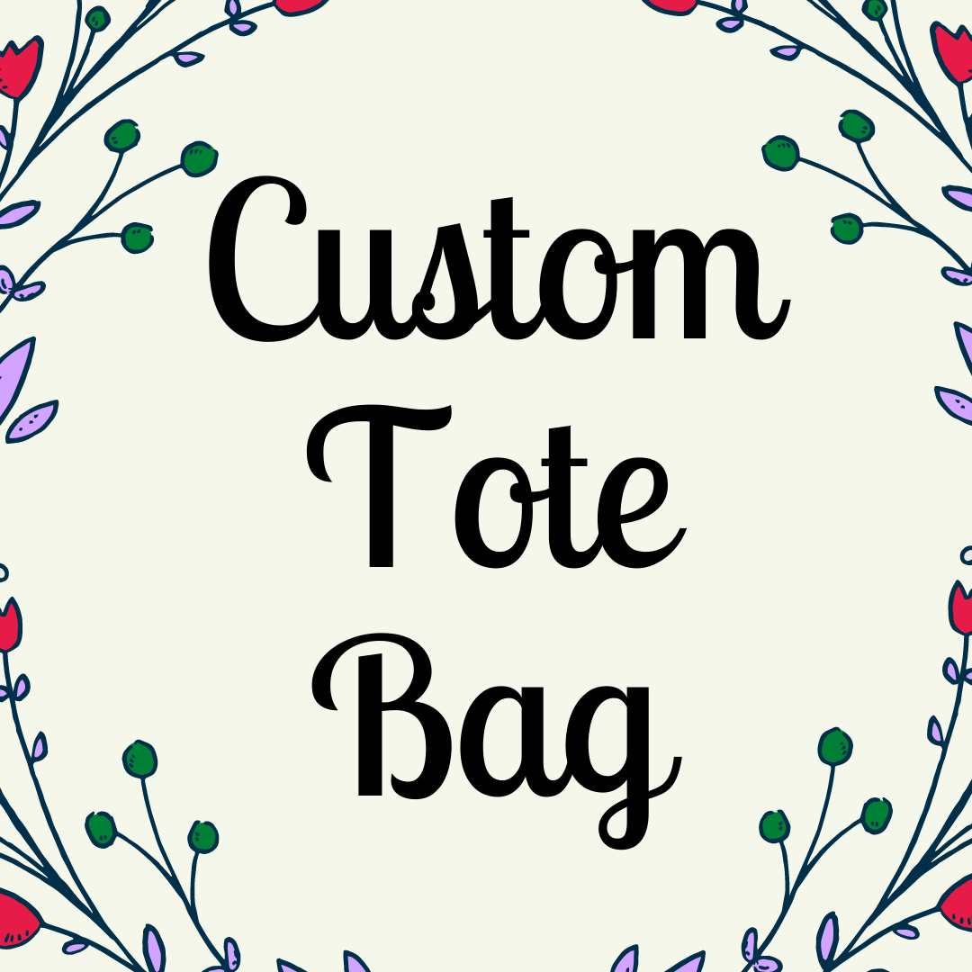 Custom Embroidered Tote Bag