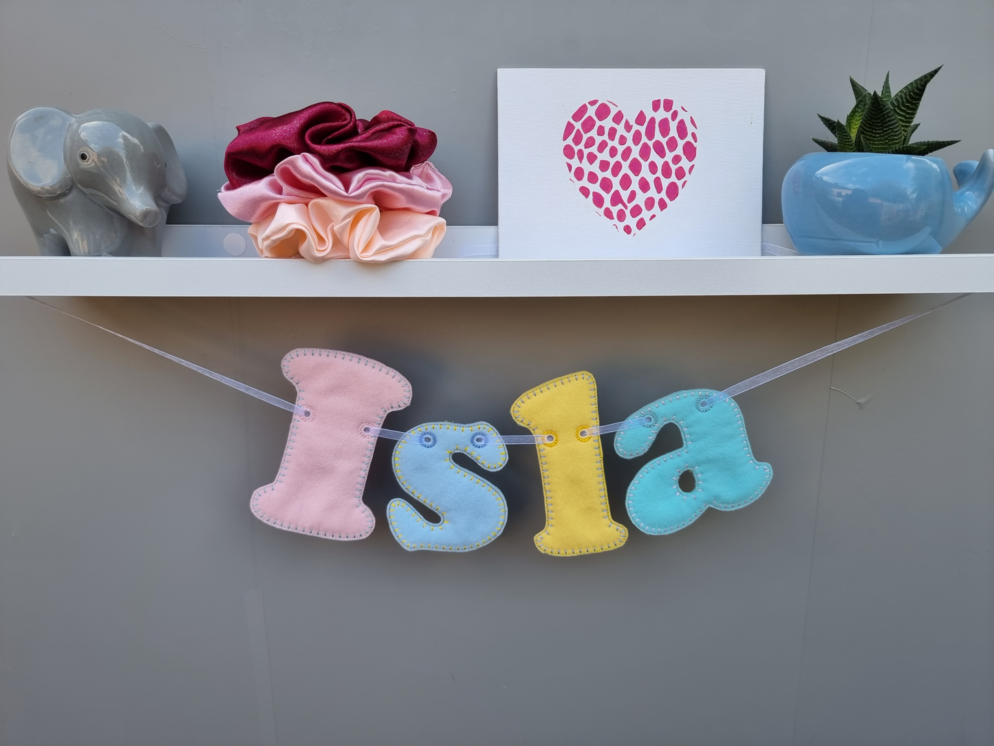 Custom Felt Name Garland