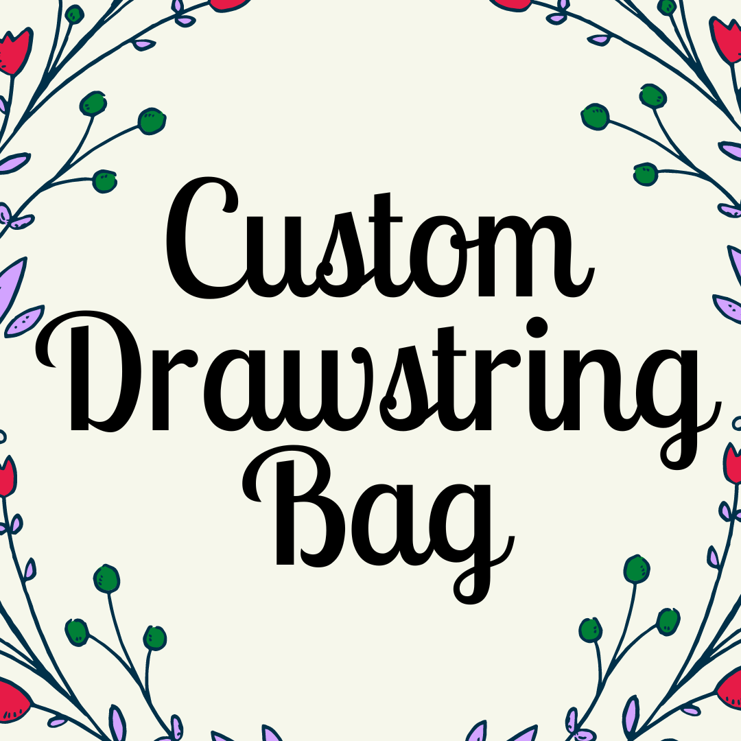 Custom Embroidered Drawstring Bag