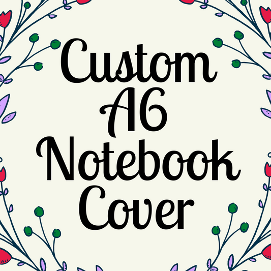 Custom A6 Embroidered Notebooks