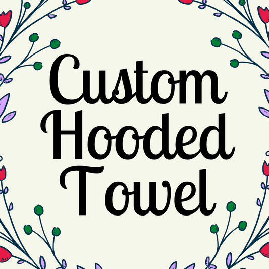 Custom Embroidered Hooded Towel