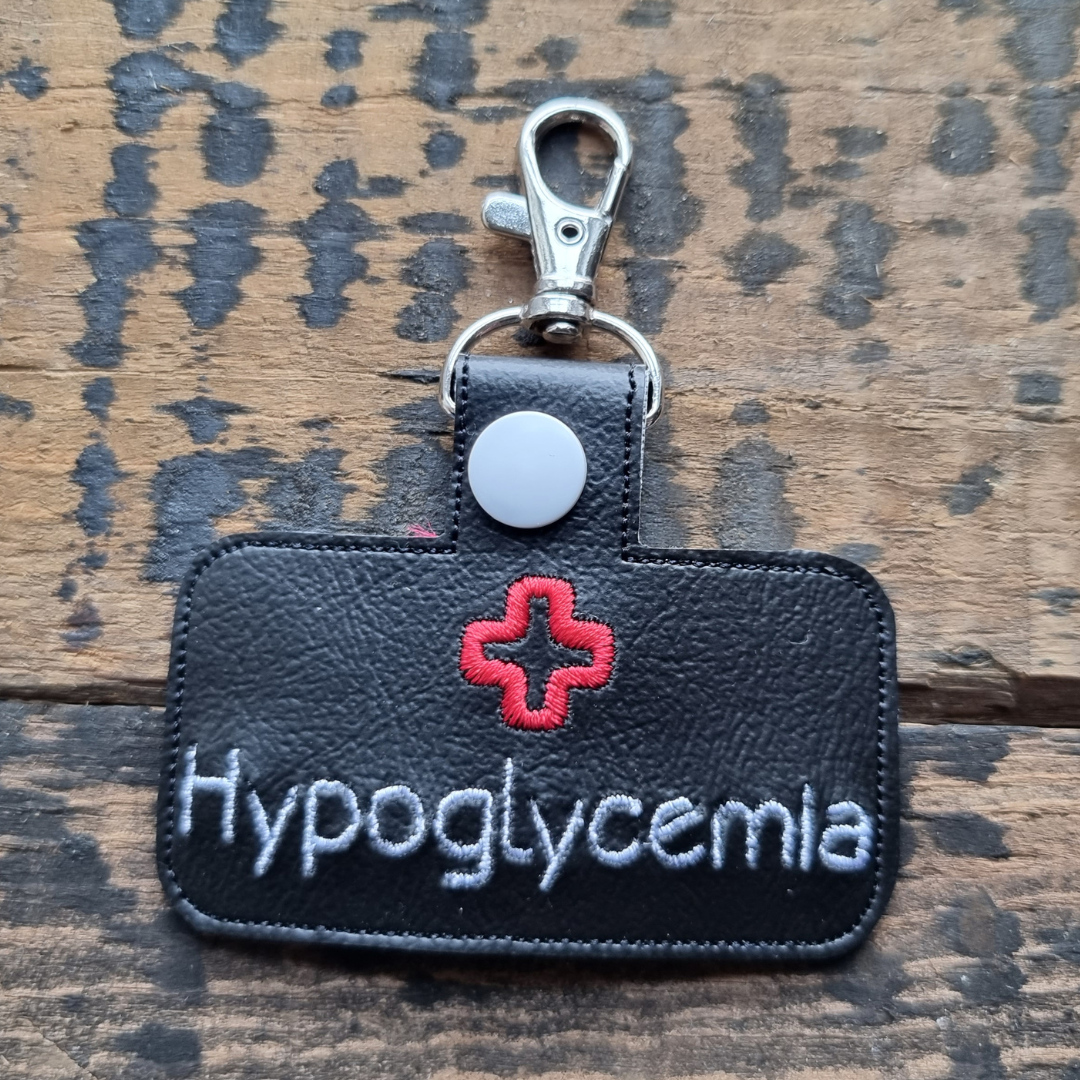 Hypoglycemia | Medical Alert Embroidered Keychain