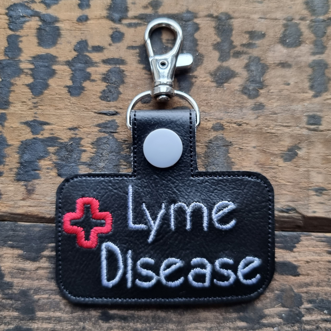 Lyme Disease | Medical Alert Embroidered Keychain