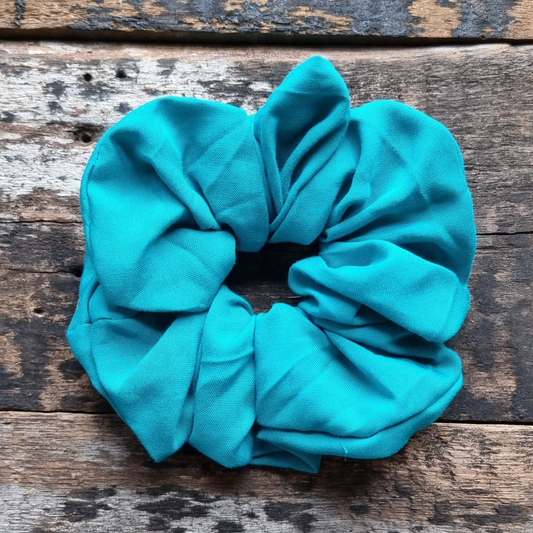 Bright Jade Super Soft Viscose Scrunchie | Hair Tie