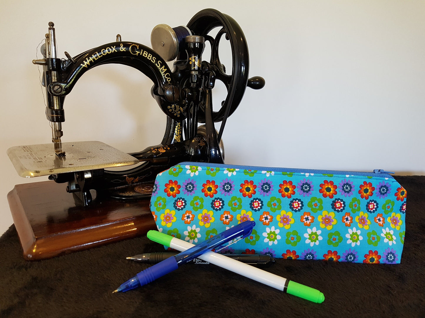 Bright Floral Pencil Case