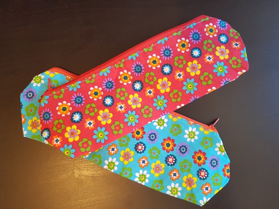 Bright Floral Pencil Case