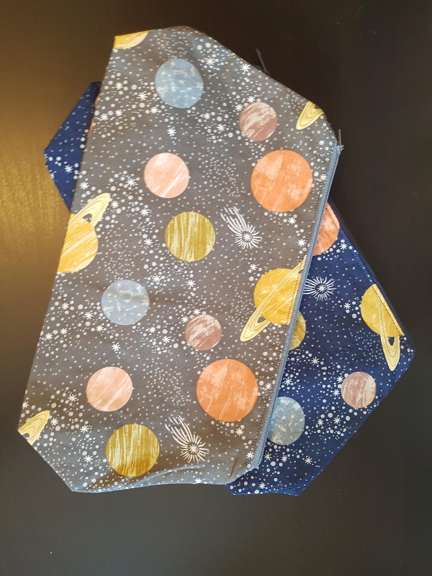 Space Zipper Pouch Bag | Large Makeup Bag