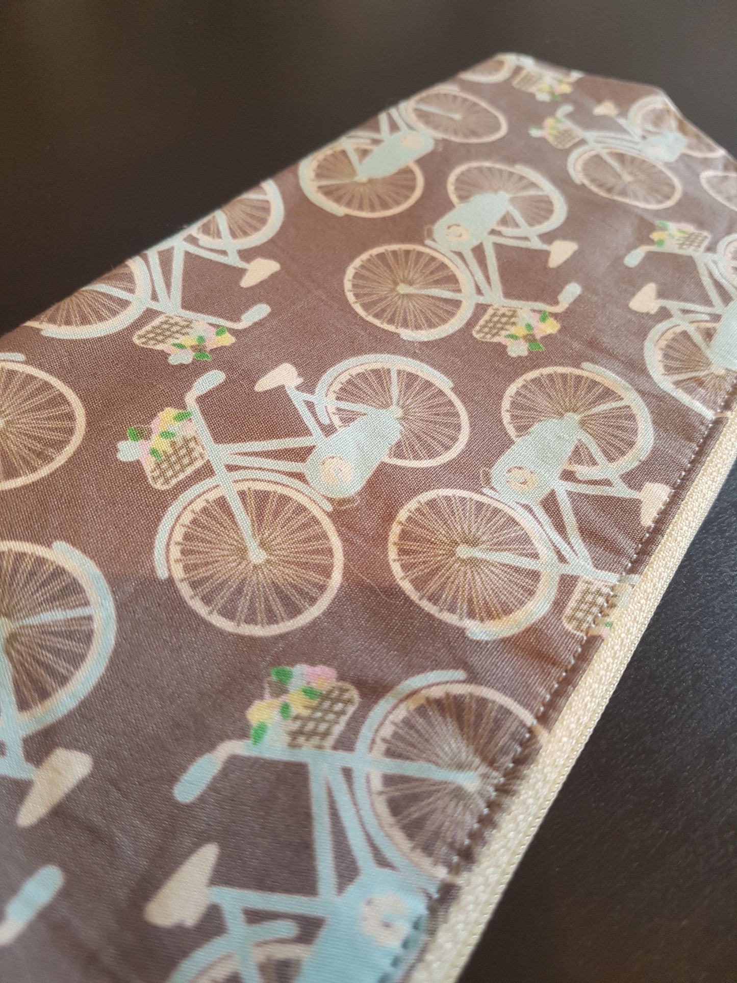 Grey Vintage Bicycle Pencil Case