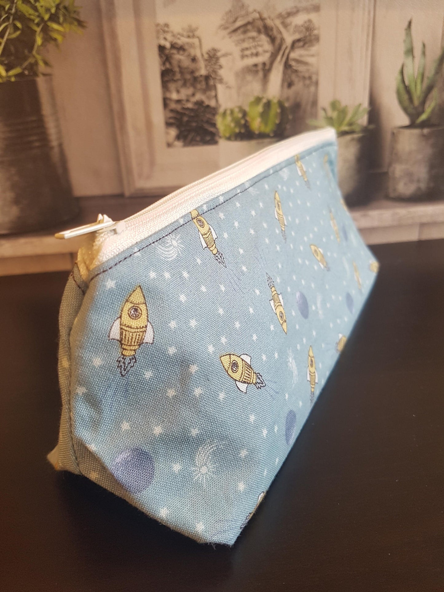 Out of Space Rocket Pencil Case