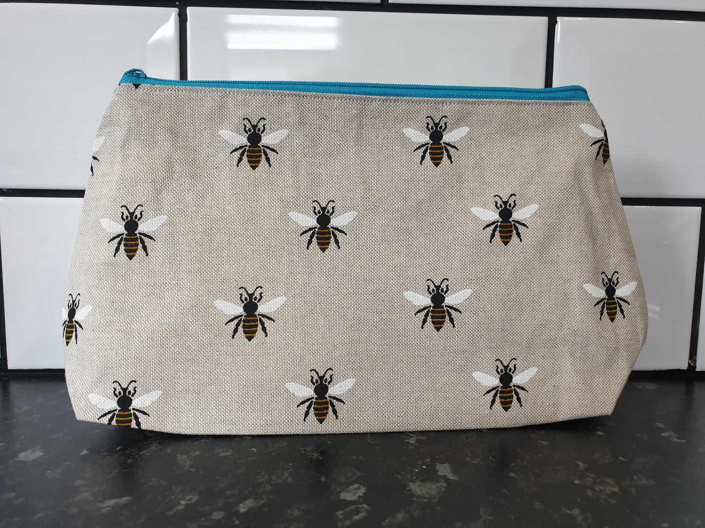 Bumble Bee Pouch Bag | Large Makeup Bag